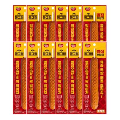 [동원] 통그릴 벌집후랑크 초리조 70g x 12개