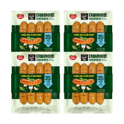 [동원] 그릴리 더블라이트 직화후랑크 200g x 4봉 (2*2)