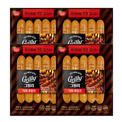 [동원] 그릴리 극한직화 후랑크 250g x 4봉 (2*2)