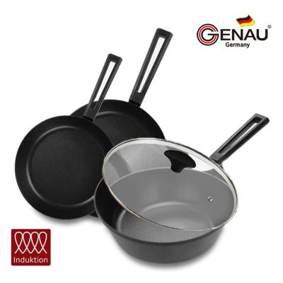 [독일 제너] 펜슬러 인덕션 티타늄코팅 후라이팬 4종(후20+후28+궁28+유리뚜껑)