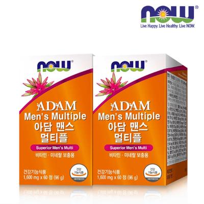 [나우푸드] 아담 맨스 멀티플(60정) x 2박스