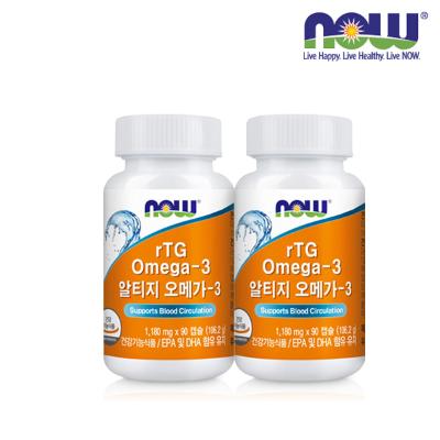 [나우푸드] 알티지 오메가-3(90캡슐/3개월분) x 2병