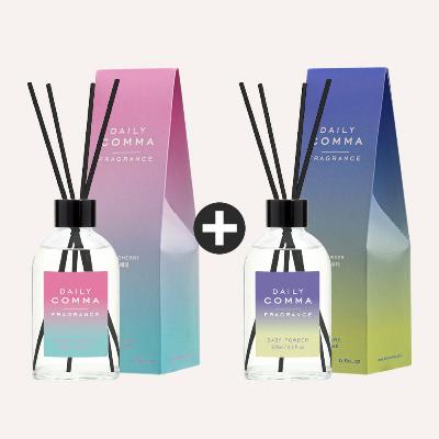 [데일리콤마] 1+1 오로라 그라데이션 디퓨저 200ml (향2종/택1)