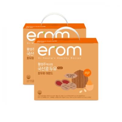 [이롬 황성주] 국산콩 두유 PLUS 호두와 아몬드 190ml x 32팩