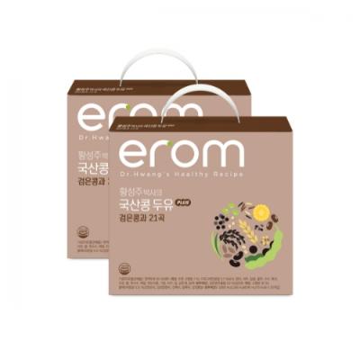 [이롬 황성주] 국산콩 두유 PLUS 검은콩과 21곡 190ml x 32팩