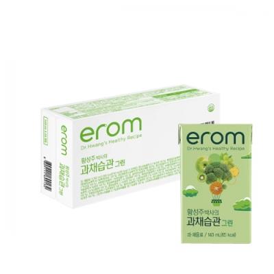 [이롬 황성주] 과채습관 그린 140ml x 24팩 랩어라운드