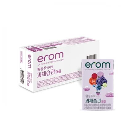 [이롬 황성주] 과채습관 퍼플 140ml x 24팩 랩어라운드