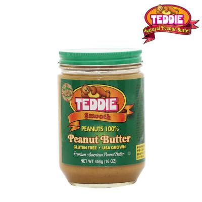 [테디] 땅콩100% 무가당 땅콩버터 -스무스(454g) / 직수입