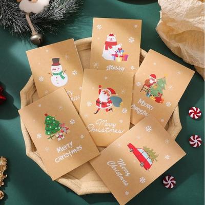 리드홈 크리스마스 메시지 카드 편지 6종 + 봉투 6p + 스티커 6종 세트