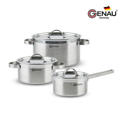 [독일 제너] 통3중 IH 스텐냄비 3종 세트 (택1)