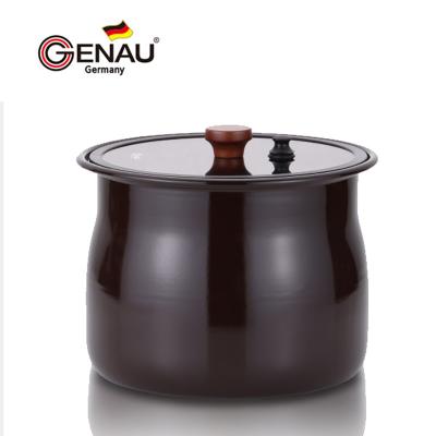 [독일 제너] 황토 무쇠 진공 항아리 쌀통 12L