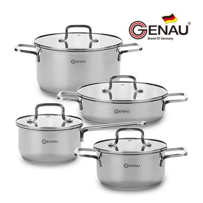 [독일 제너] 로웰 인덕션 스텐냄비 4종세트