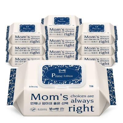 붕어빵 엘리트 올인원 프라임 에디션 아기물티슈 캡형 x 10팩