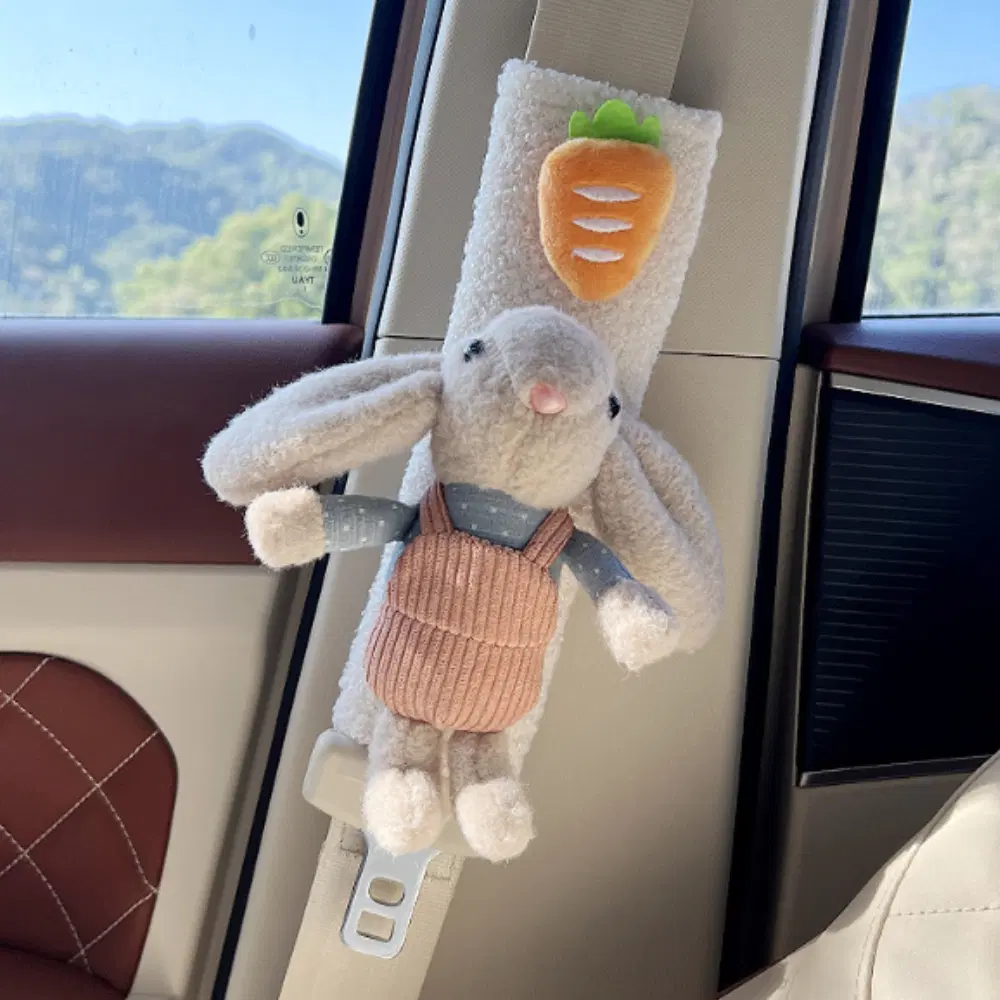 오토크루 포근포근 차량용 안전벨트인형 커버 AC-D01