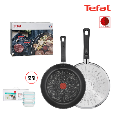 [공동구매][테팔] IH 딜리셔스 24+28 후라이팬(사은품 밀폐용기 직사각3조 증정)
