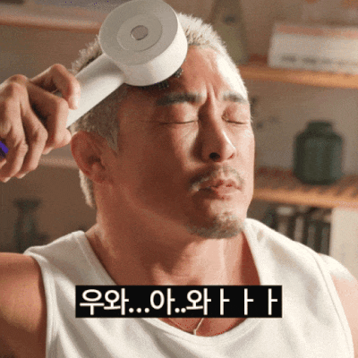 [공동구매][스파알] 추성훈 스파알 포터블 EMS 두피 마사지기+버블 앰플