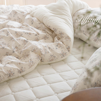 송화 티파니 고밀도면&모달 은은한 플라워 패턴 먼지 없는 사계절 호텔침구 2가지 색상