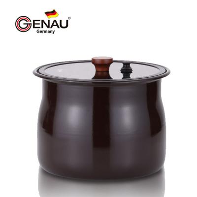 [독일 제너] 황토 무쇠 진공 항아리 쌀통 12L