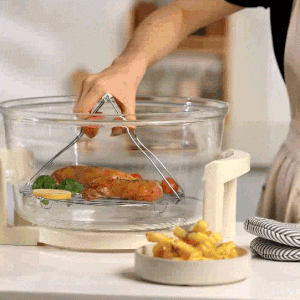 [콕스타] 대용량 글라스 에어프라이어 광파오븐 레인지 18L