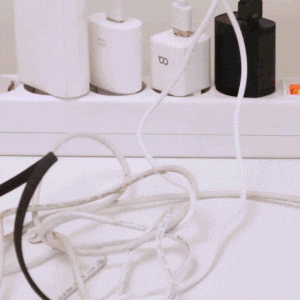 [오아] 큐브 멀티탭 PD35 고용량 콘센트-베이지