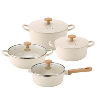 [PN풍년] 블리스 라레트로 마블 IH 인덕션냄비 통주물 안심 냄비 4종 가스호환 국내산 