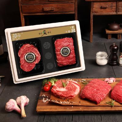 [한우애명작] 숙성한우 꽃등심&불고기 3호(꽃3불3)
