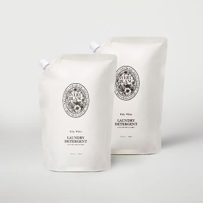 [베르블랑] 섬유유연제 리필 화이트향 1L *2개