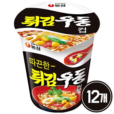 컵)농심튀김우동소 12개
