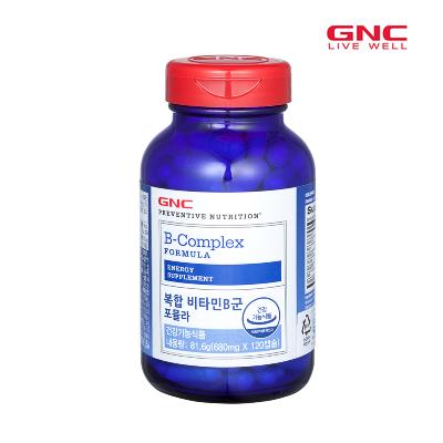 [GNC] 복합 비타민B군 포뮬라 (120캡슐)