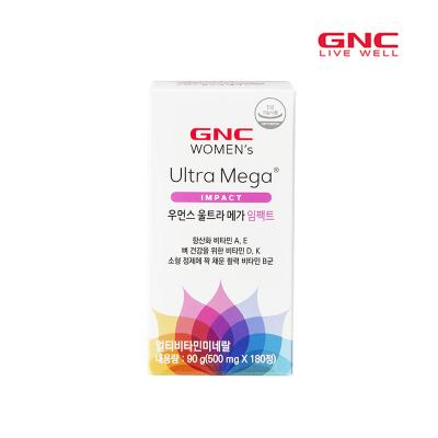 [GNC] 우먼스 임팩트 (500mg x 180정 90일분)