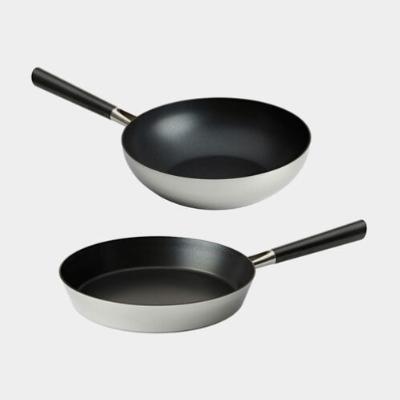 [알텐바흐] 316Ti 티타늄 마스터 베스트 2종세트 (28cm후라이팬+궁중팬28cm) 통5중 스텐레스 