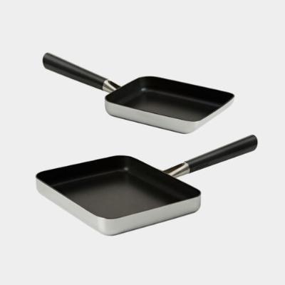 [알텐바흐] 316Ti 티타늄 마스터 프라이팬 사각팬 2종세트(에그팬+브런치팬) 인덕션 스텐레스