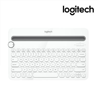 [로지텍] 멀티디바이스 K480 무선 블루투스키보드 로지텍코리아정품 색상: 아이보리 화이트 