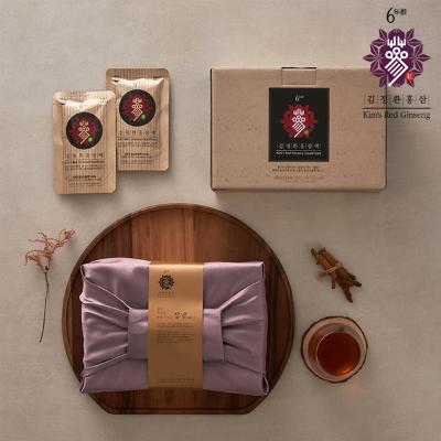 [풍기인삼공사] 6년근 홍삼액(80㎖x14포) (보자기포장)