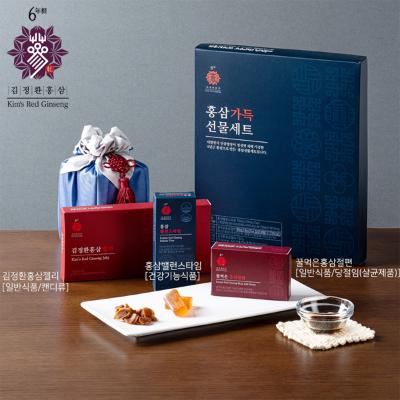 [풍기인삼공사] 6년근 홍삼가득 선물세트(스틱&절편&젤리)