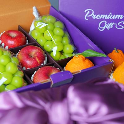 [백화점 납품]  퍼플라벨 프리미엄 과일 선물세트 - 명절 설 설날 명절선물 선물 세트 사과 배 
