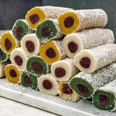 40년전통 리만월 돌돌떡 수제 단호박/쑥/백미/흑임자 600g