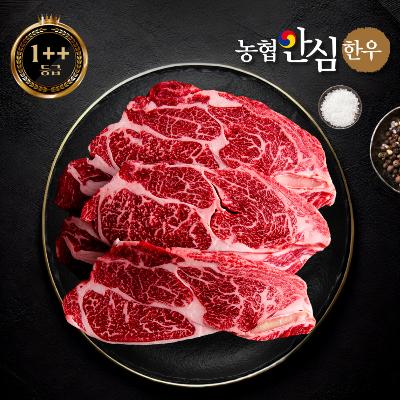 [농협안심한우] 1++등급 감사하소 실속 등심구이세트 700g