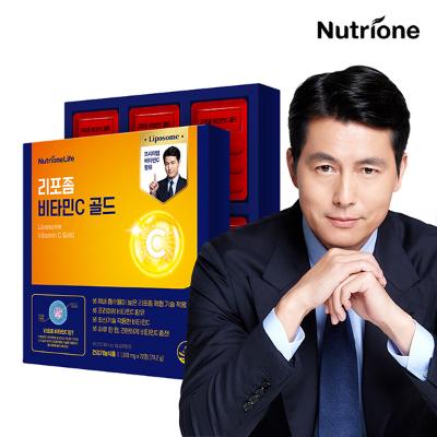 [뉴트리원] 정우성 리포좀 비타민C 골드 선물세트 1박스 (72일분) + 쇼핑백