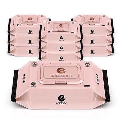 앙블랑 아기물티슈 세이프 인디핑크 캡형 72매 10팩