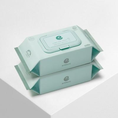 앙블랑 아기 물티슈 58평량 세이프 민트 캡형 72매 20팩