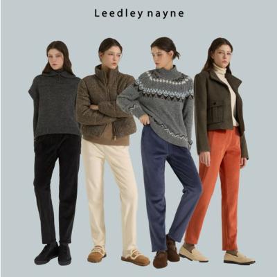 [리들리나인] 코듀로이 융기모 여성 팬츠 4종 세트 (사이즈선택)