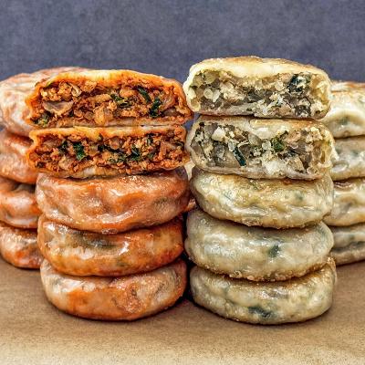 26년전통 생야채!국산재료듬뿍!우리밀 왕 호떡만두2종