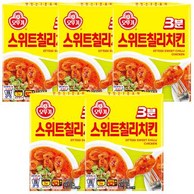 오뚜기 3분 스위트칠리치킨 150g x 5개