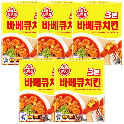 오뚜기 3분 바베큐치킨 150g x 5개
