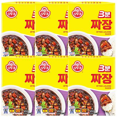 오뚜기 3분짜장 200g x 6개