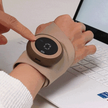 [오아] 히트스팟S EMS 마사지기-베이지