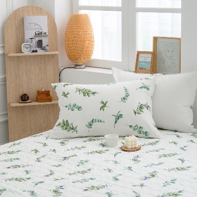 심플 내추럴 광목 순면100% 미끄럼방지 침대 패드 2가지 색상