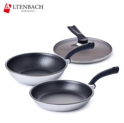 [알텐바흐] 헥사 통5중 스텐 코팅 후라이팬 궁중팬 유리커버 콤비커버 3종세트 인덕션 독일 자일란코팅