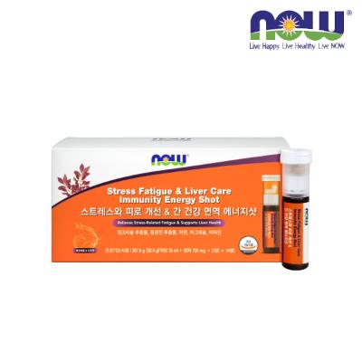 [나우푸드] 스트레스와 피로 개선 & 간 건강 면역 에너지샷 (14개입)